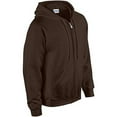 thumbnail image 3 of Gildan Men's Long Sleeve Full-Zip Hooded Sweatshirt. 18600, 3 of 9