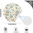 thumbnail image 3 of GZHJMY Cute Christmas Gnomes Placemats 4Pcs,Holidays PVC Weave Place Mats Table Mats Non-Slip Easy to Clean for Home Kitchen BBQ Party Table Decor,15.4", 3 of 6