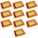 thumbnail image 1 of Eigraketly Limpiador de filtro de aire de plástico Premium naranja de 10 Uds para cortacésped , accesorios para cortacésped Herramientas eléctricas, 1 of 6