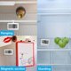 thumbnail image 4 of Termómetro para refrigerador, termómetro grande plegable impermeable con pantalla LCD Digital para refrigerador, cafetería, sótano, cocina, 4 of 5