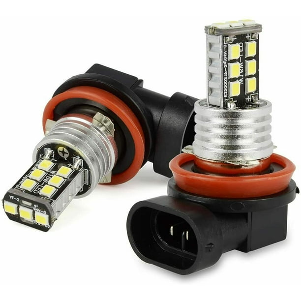 Top-Max Lot de 2 ampoules LED de voiture H8/H11 15 W xénon