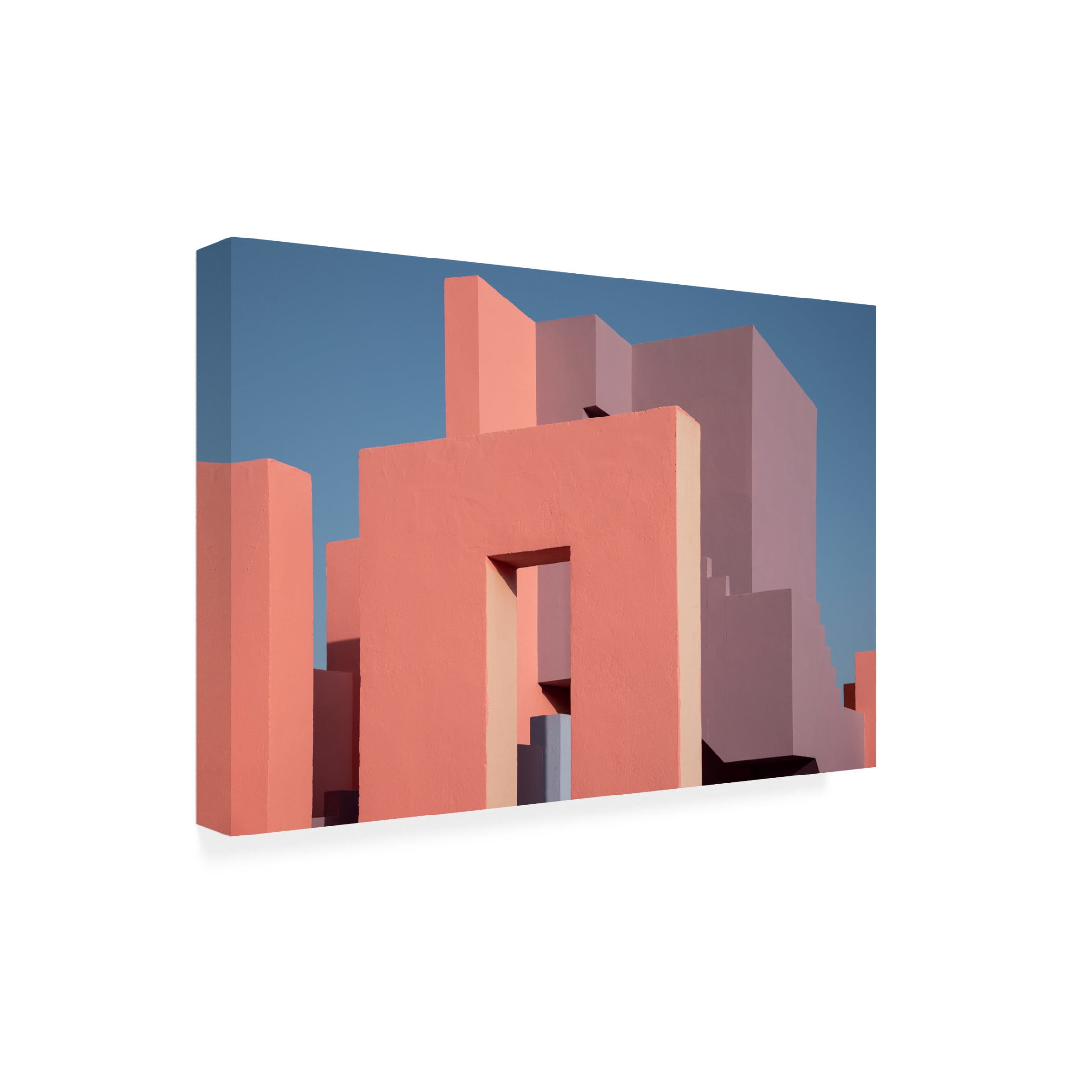 Trademark Fine Art Linda Wride Muralla Roja 48 Canvas Wall Art