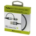 thumbnail image 2 of Bracketron BT4-833-2 PowerRev 1 Meter Micro USB Cable with Lightning Adapter,, 2 of 2
