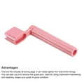 thumbnail image 4 of Uxcell Plastic Guitar String Winder Speed Guitar Strings Tuners, Pink 5 Pack, 4 of 6