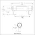 thumbnail image 2 of Allied Brass 3-in Cabinet Pull, Oil Rubbed Bronze, 2 of 2