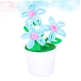 thumbnail image 3 of MERRYHAPY 4Pcs Flower Craft Kit For Kids Multi-colored Hairy Pile DIY Accessories Proposal, 3 of 8