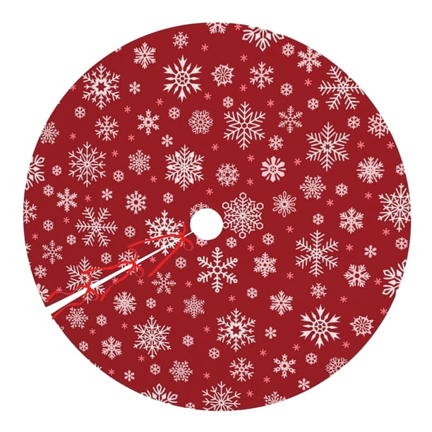 Falda para árbol de Navidad, base para tapete de árbol de Navidad, falda para árbol de Navidad para interior, Estilo A
