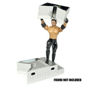 Chrome Plated Deluxe Breakable Ring Stairs for WWE & AEW Wrestling Action Figure Rings