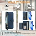 thumbnail image 5 of for Samsung Galaxy M42 Phone Case Wallet Protective Case leather Cover with magnetic closed credit card slot shockproof protection phone case, 5 of 7