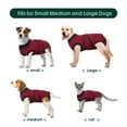 thumbnail image 5 of Kuoser Dog Surgical Recovery Suit Dogs Cat Onesie after Surgery,Red,L, 5 of 8