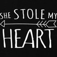 thumbnail image 2 of CafePress - She Stole My Heart Maternity Dark T Shirt - Maternity Dark T-Shirt, 2 of 3