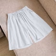 thumbnail image 4 of Aimik Women's Relaxed Shorts Elastic Waist Sports Shorts with Drawstring Summer Loose Fit Shorts, 4 of 6