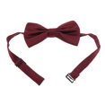 thumbnail image 4 of de lazo de esmoquin de bodas Rojo purpúreo Zulema Pajarita pre atada para hombre, 4 of 4