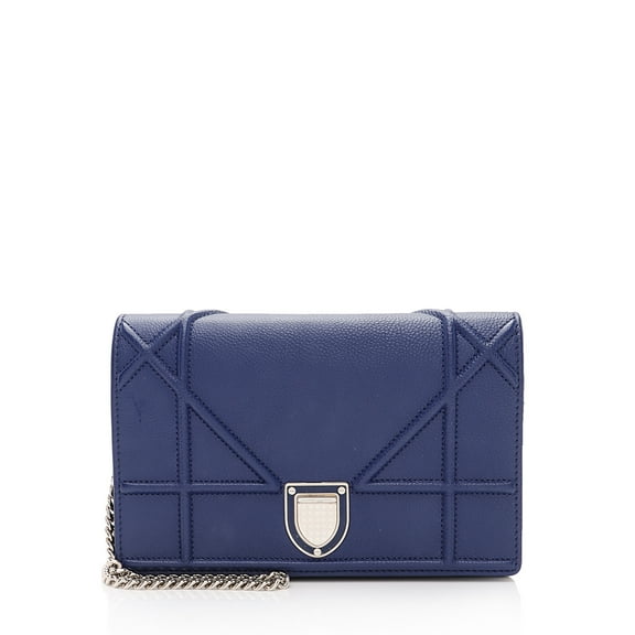 Pre-Owned Dior Calfskin Diorama Wallet on Chain
