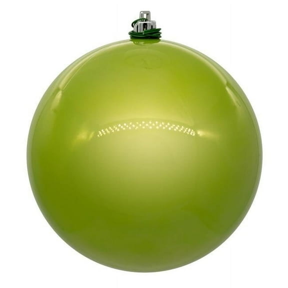 Vickerman N592554DPV 10 in. UV Drill Pearl Ball Ornament, Celadon