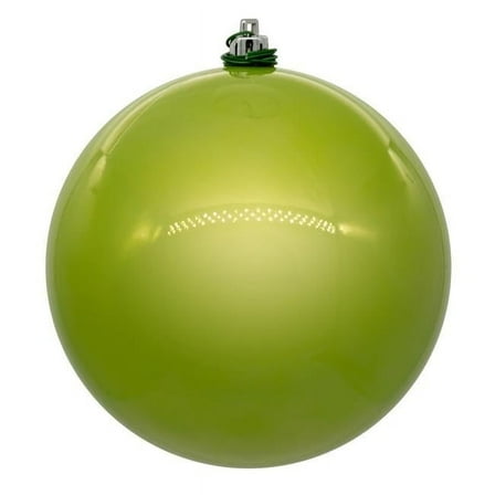 Vickerman N592554DPV 10 in. UV Drill Pearl Ball Ornament, Celadon