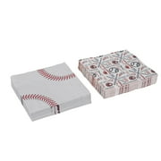 Baseball Theme Napkins Tableware 160 Pack