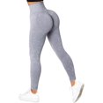 thumbnail image 1 of SUUKSESS Leggings sin costuras para levantamiento de glúteos para mujer, pantalones de yoga de talle alto, 1 of 4