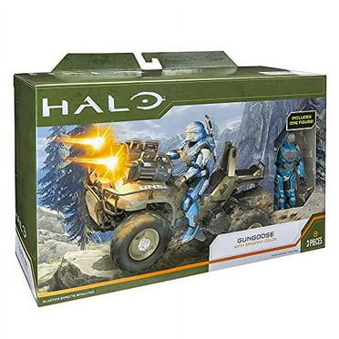 Halo Infinite Gungoose Spartan Action Figure World of Halo Scale Vehicle Rifle