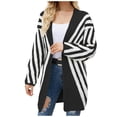 thumbnail image 2 of Cardigans pour Femmes Cardigan Décontracté à Manches Imprimées Manteau Long Cardigan en Liquidation, 2 of 7