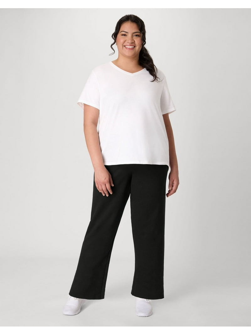 Hanes JMS Women's Fleece Cotton Sweats: Plus and Petite Size