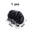 thumbnail image 2 of 1 Stücke Schlafhaube Satin SchlafmüTze,Einstellbare Doppelseitige SchlafmüTze, 2 of 5