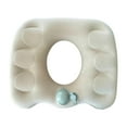 thumbnail image 3 of Almohada inflable tipo Donut, cojín para asiento, cojín para asientos de avión, coches y trenes beige, 3 of 8