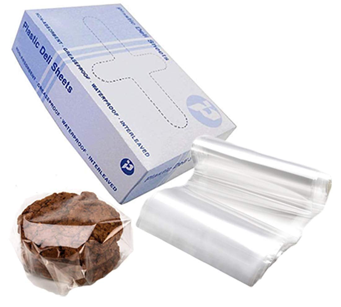 Pack of 10000 Deli and Bakery Wrap Plastic Sheets 15 x 10 3/4. PopUp