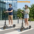 thumbnail image 3 of ALLOWEEK AW01L electric scooter for adults, 350W motor, 23-mile long range, 8.5" solid tires, aluminum frame foldable commuting e‑scooter, 3 of 11