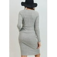 thumbnail image 3 of Ribbed Knit Maternity Bodycon Dress, 3 of 3
