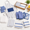 Royal Blue, variant on 20-Piece Maroon Kitchen Linen Set with Towels, Dishcloths, Oven Mitts, Pot Holders and Apron