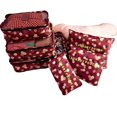 thumbnail image 3 of Bolsa de almacenamiento y acabado de equipaje Bolsa de viaje de 6 piezas Bolsa de almacenamiento de 6 piezas de tela Oxford Bolsa de almacenamiento de ropa interior, 3 of 6