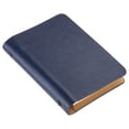 thumbnail image 3 of REGALWOVEN 6 Ring Binder Cover, A7 Leather Notebook Binder Loose Leaf Planner with 50 Sheets Paper, Blue, 3 of 7