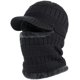 thumbnail image 1 of Gorro de invierno de punto NQ Calentador de cuello flexible Mascarilla de esquí gris, 1 of 4
