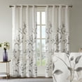thumbnail image 6 of Home Essence Rosalie Burnout Printed Single Window Panel Curtain, 50"W x 84"L, 6 of 6