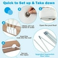thumbnail image 2 of Inflatable Pool Float Lounge Swimming Raft, 2 of 11