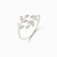 thumbnail image 6 of Viflosae Stackable Rings for Women Women's Rings Women Ring Hollow Carved Rose Leaf Open Adjustable Band Floral Statement Jewelry Accessory for Casual Office Party Gift, 6 of 9