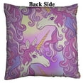 thumbnail image 2 of PKQWTM Unicorn Reversible Mermaid Cushion Cover Home Decor Sequin Pillow Case Size 20x20 inches, 2 of 2