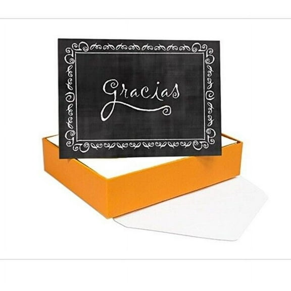 Designer Greetings Blank Thank You “ Garcias” Cards 14 Ct