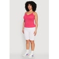 thumbnail image 4 of Womens Plus Size Seamless Ribbed V Neck Cami, 4 of 5