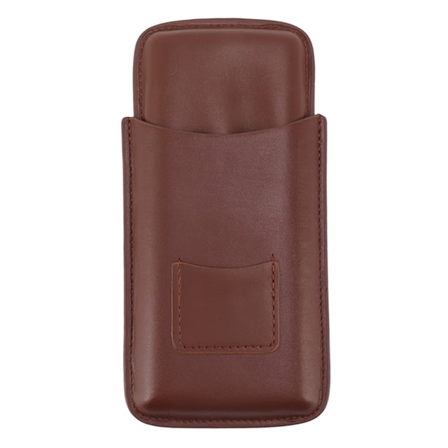 Oubit Cigar Casewith Cutter Pocket,Leather Cigar Case Portable Small Cigar Humidor Case Cigar Carrying Case Breakthrough Technology