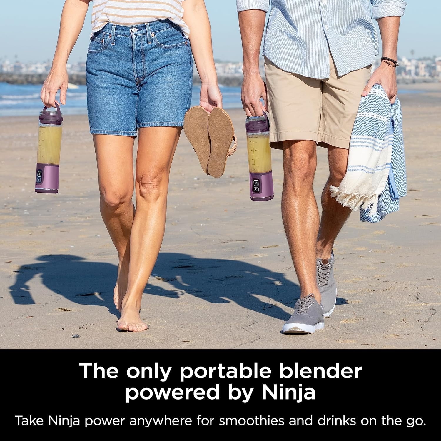 BC151PR Blast Portable Blender, Cordless, 18oz. Vessel, Personal Blender-for Shakes & Smoothies, BPA Free, Leakproof-Lid & Sip Spout, USB-C Rechargeable, Dishwasher Safe Parts, Passion Fruit