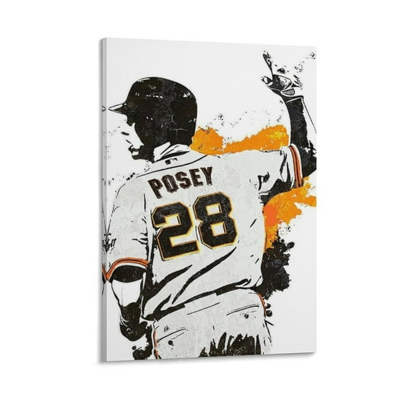 Buster Posey Poster Canvas Poster Canvas Wall Art Prints Poster Gifts Photo Picture Painting Posters Room Decor Home Decorative 12x18inch(30x45cm)
