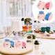 thumbnail image 3 of Home Accessories Decor Succulent Planter Decor Yard Art Figurine Miniature Pig Kissing Pig Figurines, 3 of 3