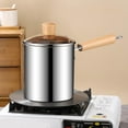 thumbnail image 3 of Casserole à Frire en Acier Inoxydable de 3 L avec Panier et Attaches, Friteuse Profonde Résistante à la Rouille en 304, Options à Double Poignée et Répartition Uniforme de la Chaleur, Compatible Lave-Vaisselle pour un Nettoyage Facile (Argent, Capacité de 3 Litres), 3 of 8
