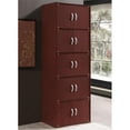 thumbnail image 2 of Pemberly Row 5 Shelf 10 Door Bookcase in Mahogany, 2 of 5