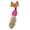 Rose Red, variant on Cheers Plush Hamster Fox Sound Doll Anti Bite Pet Dog Teeth Molar Grinding Cleaning Toy