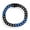8.5 Inch - Black & Blue, variant on Men's Gold Plated Cuban Link Bracelet - Stunning Solid Bracelet - Fine Jewelry for Men - Link Bracelets for Him