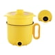 thumbnail image 3 of Olla de Cocina eléctrica con mango antiescaldaduras recubierto de 1,5 L, tapa transparente, Cocina eléctrica multifunción para el hogar, dormitorio, fiesta, enchufe AU 220V, 3 of 5