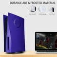 thumbnail image 2 of Plaque Frontale de Remplacement avec Évent de Refroidissement, Couvercle de Console pour Playstation 5 Édition avec Disque, Coque de Plaque Latérale Accessoires Rigide Antichoc Anti-Rayures Antipoussière Boîtier ABS, 2 of 9